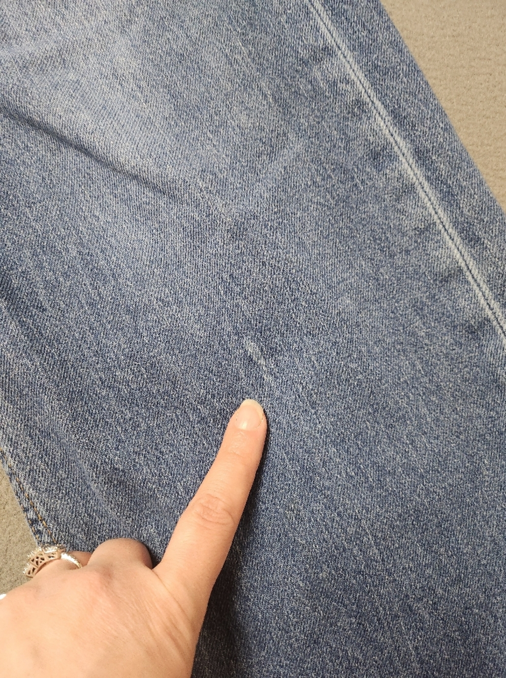 Levi's “High Loose” Premium Blue Denim Jeans - Picture 12 of 16